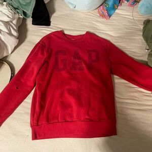 Red gap sweatshirt